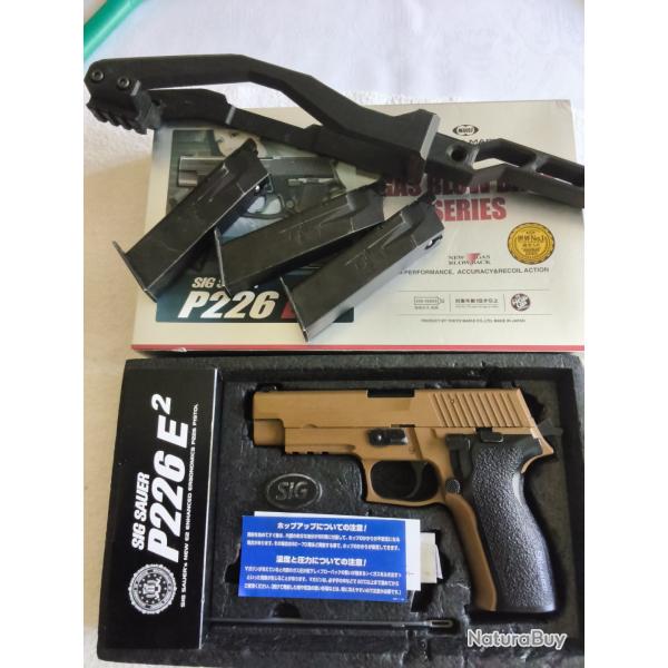 Vend p 226 e2 tokyo avec 3 chargeur tokyo marui plus cross offerte