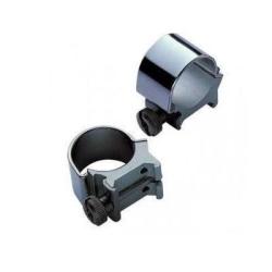 Colliers WEAVER top mount 25.4mm extra haut (Noir brillant)
