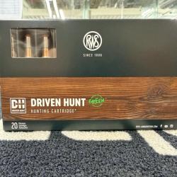 RWS Driven Hunt Green 300 win mag 165 grs (x20)