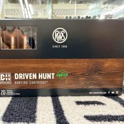 RWS Driven Hunt Green 308 win 165 grs (x20)