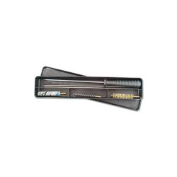 N&eacute;cessaire nettoyage carabine baguette acier &Oslash;6mm + 3 brosses 300