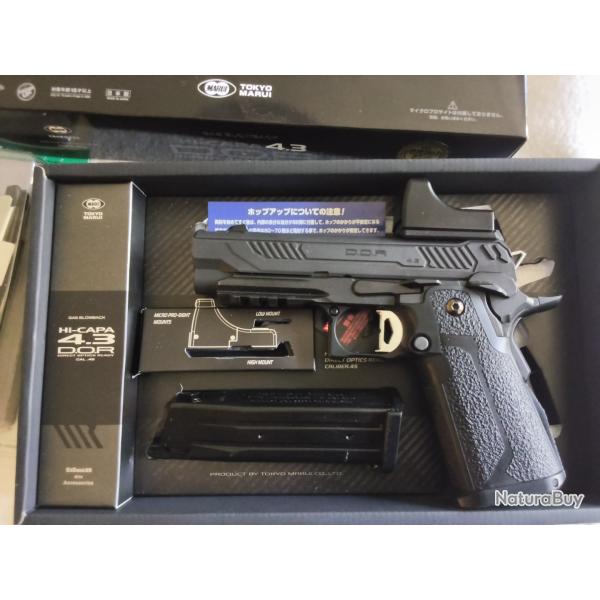 hi capa 4.3 dot tokyo marui avec 2 chargeur tokyo marui neuf et point rouge tokyo marui neuf