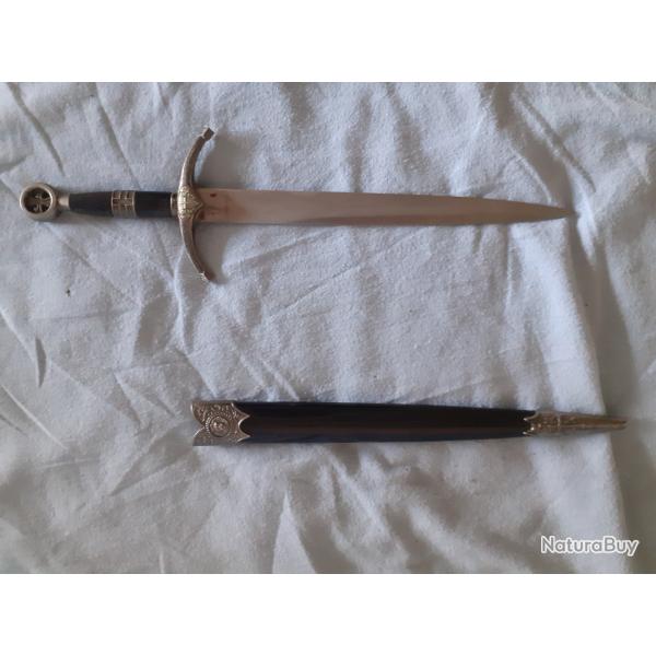Petite dague - coupe papier "medieval cruzados"
