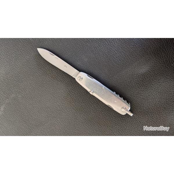 Vieux canif couteau Nogent LA tout inox 6 pi�ces