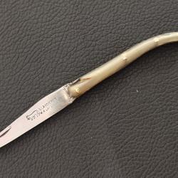 Ancien couteau canif Laguiole GLANDIERES Corne plein manche