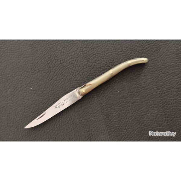 Ancien couteau canif Laguiole GLANDIERES Corne plein manche