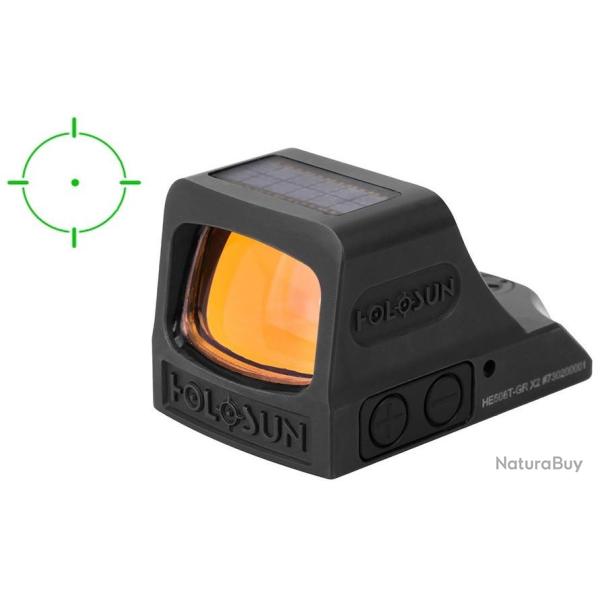 Holosun viseur reflex ouvert HE508T-GR-X2 avec r�ticule interchangeable, mode de verrouillage innova