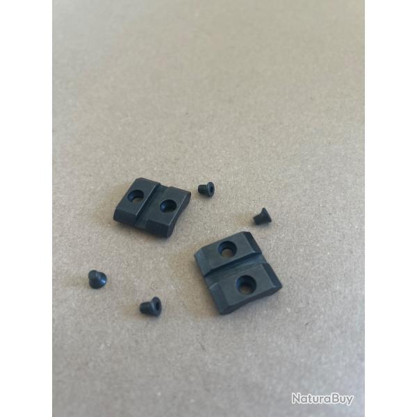 Lot de 2 embases pour browning bar