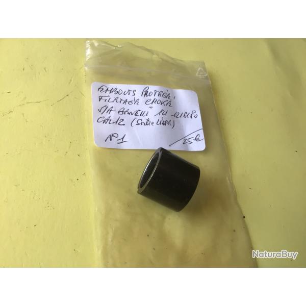 VENDU PAR LE-CUIRASSIER N�1 EMBOUT PROT�GE FILETAGE CHOKE S/A BENELLI 121/121SL80  CAL12 ( LISSE )