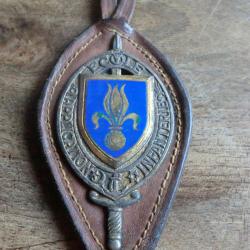 insigne &eacute;mail &eacute;cole application infanterie