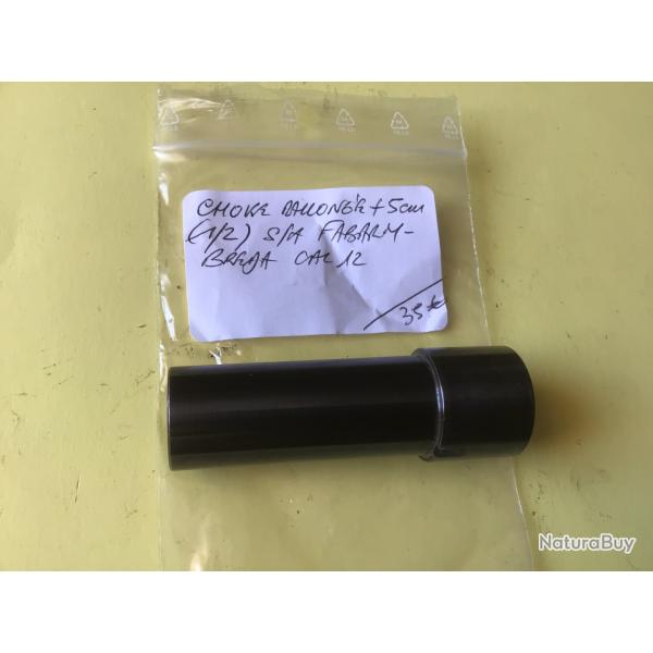 VENDU PAR LE-CUIRASSIER CHOKE RALLONGE + 5 CM S/A FABARM BREDA CAL12 ( 1/2 )