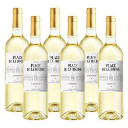 Place de la Bourse - Vin blanc moelleux de Bordeaux AOP - 6 bouteilles de 75cl