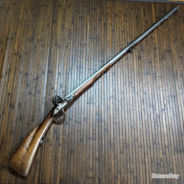 Rare Fusil LUXE de Chasse � Silex � Deux Coups � � Dauphin � Canthal � � XVIIIe Si�cle