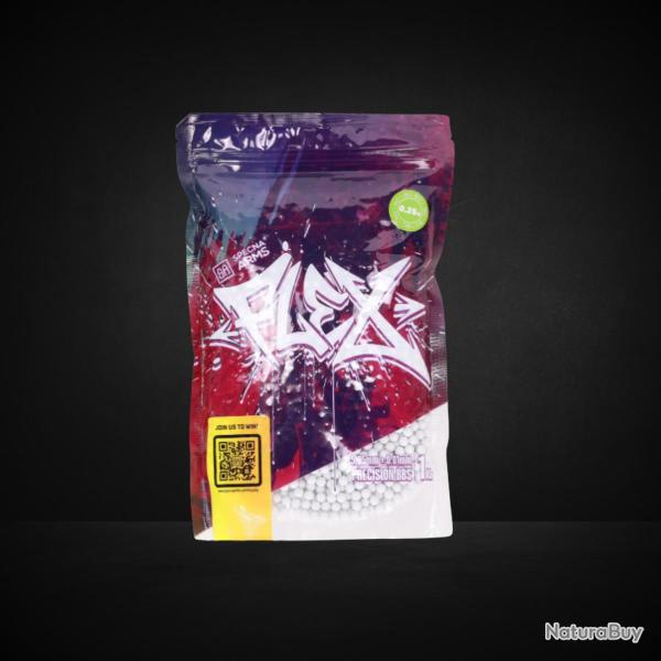 BILLES BIO 0.25G FLEX PRECISION EN SACHET DE 1KG