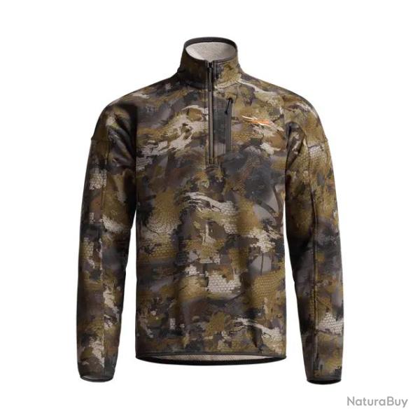 Pull zip ALPHA FLEECE OPTIFADE TIMBER - SITKA XL