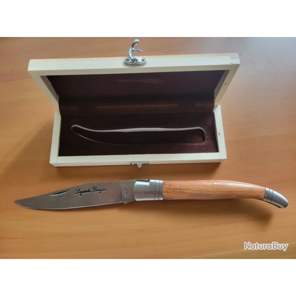 Grand couteau pliant 18cm Laguiole Bougna - 1� sans prix de r�serve !!