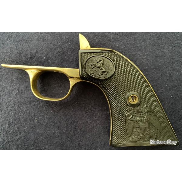 Vintage et rare : Plaquette Colt 1873 avec cadre pour monter sur Uberti 1873 ancien mod�le
