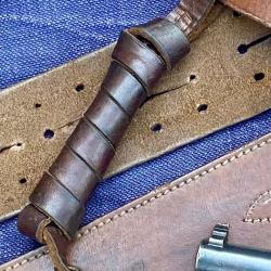 Dragonne cuir revolver 1873/74 d'&eacute;poque