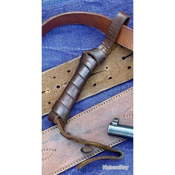 Dragonne cuir revolver 1873/74 d'�poque