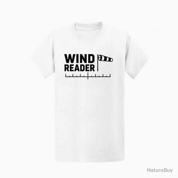 T-shirt Tir Sportif Wind Reader Manche � air Blanc