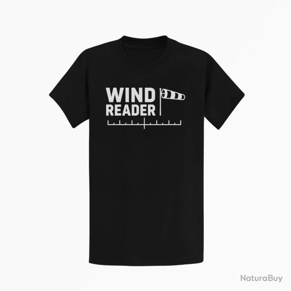 T-shirt Tir Sportif Wind Reader Manche � air Noir