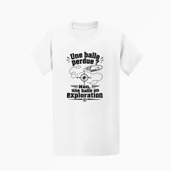T-shirt Tir Sportif Une balle perdue Blanc