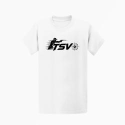 T-shirt Tir Sportif TSV Tireur en mouvement Blanc