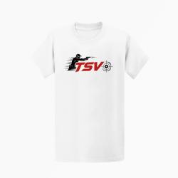 T-shirt Tir Sportif TSV Tireur en mouvement Blanc / Orange