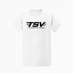 T-shirt Tir Sportif TSV Logo vitesse Blanc / Orange