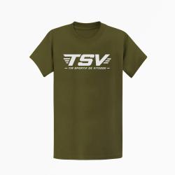 T-shirt Tir Sportif TSV Logo vitesse Kaki / Blanc