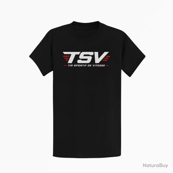 T-shirt Tir Sportif TSV Logo vitesse Noir / Orange