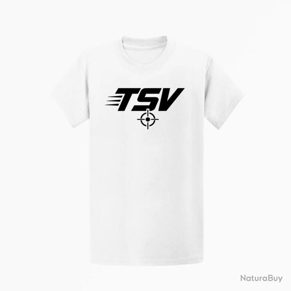 T-shirt Tir Sportif TSV Cible Blanc