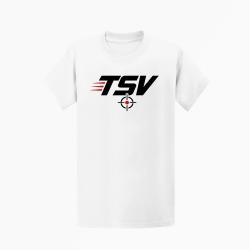 T-shirt Tir Sportif TSV Cible Blanc / Orange