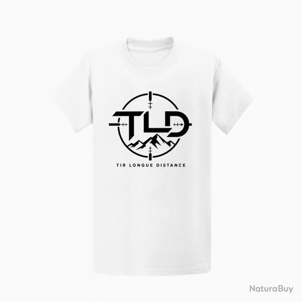 T-shirt Tir Sportif TLD simple Blanc