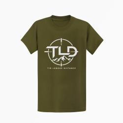 T-shirt Tir Sportif TLD simple Kaki / Blanc