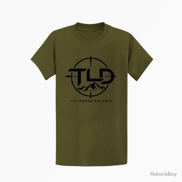 T-shirt Tir Sportif TLD simple Kaki / Noir
