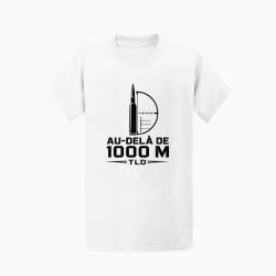 T-shirt Tir Sportif TLD au-del&agrave; de 1000 m Blanc