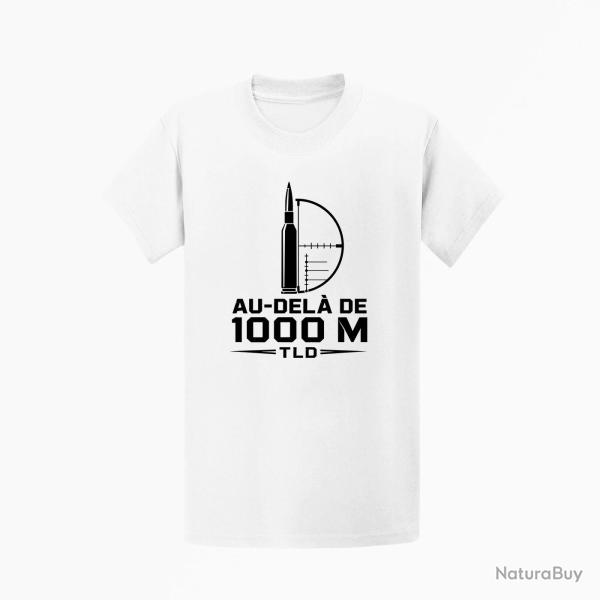 T-shirt Tir Sportif TLD au-del� de 1000 m Blanc