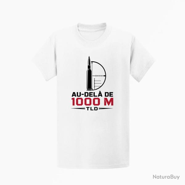 T-shirt Tir Sportif TLD au-del� de 1000 m Blanc / Orange