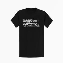 T-shirt Tir Sportif TLD 600 m&egrave;tres Objectif atteint Noir