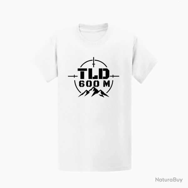 T-shirt Tir Sportif TLD 600 m�tres Blanc