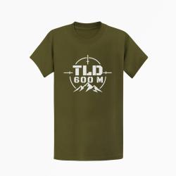 T-shirt Tir Sportif TLD 600 m&egrave;tres Kaki / Blanc