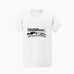 T-shirt Tir Sportif TLD 2500 m&egrave;tres Objectif atteint Blanc