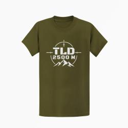 T-shirt Tir Sportif TLD 2500 m&egrave;tres Kaki / Blanc