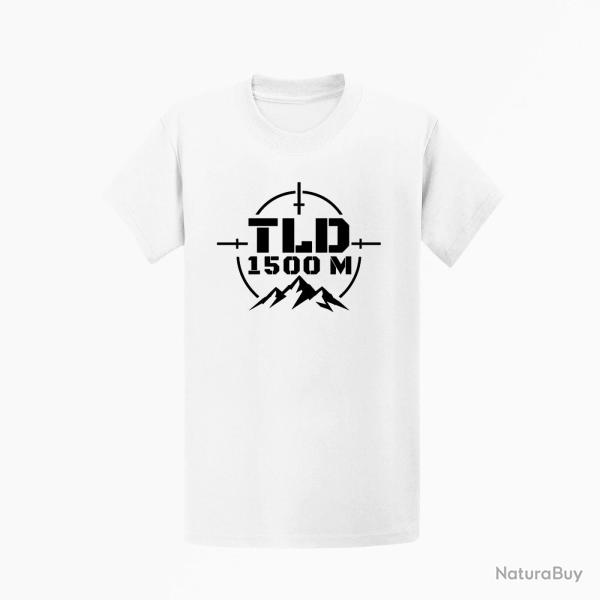 T-shirt Tir Sportif TLD 1500 m�tres Blanc
