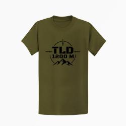 T-shirt Tir Sportif TLD 1200 m&egrave;tres Kaki / Noir
