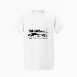 T-shirt Tir Sportif TLD 1000 m&egrave;tres Objectif atteint Blanc