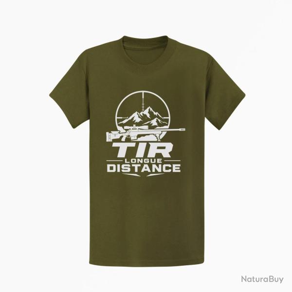 T-shirt Tir Sportif TLD R�ticule montagne Kaki / Blanc