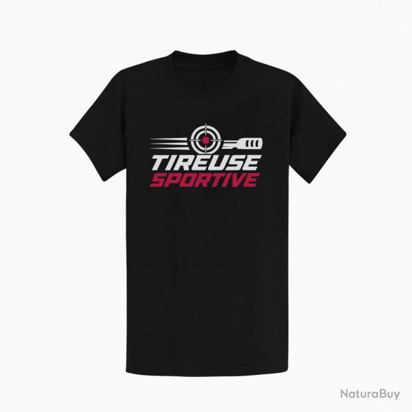 T-shirt Tir Sportif Tireuse sportive Cible dynamique Noir / Orange