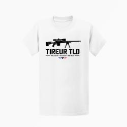 T-shirt Tir Sportif Tireur TLD Blanc / Orange